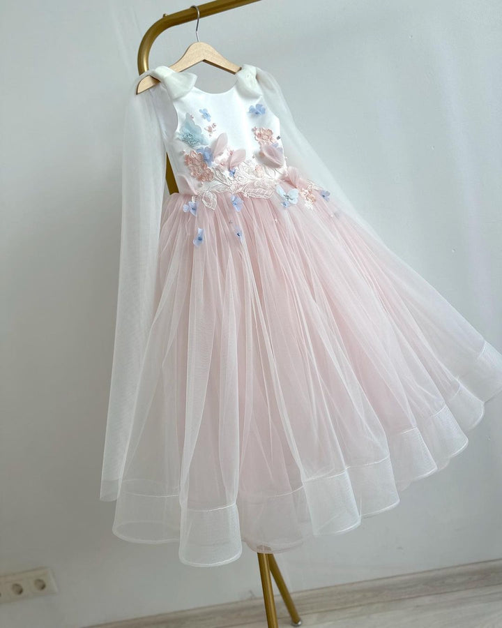 Romantic Princess dress with bows and decorated top