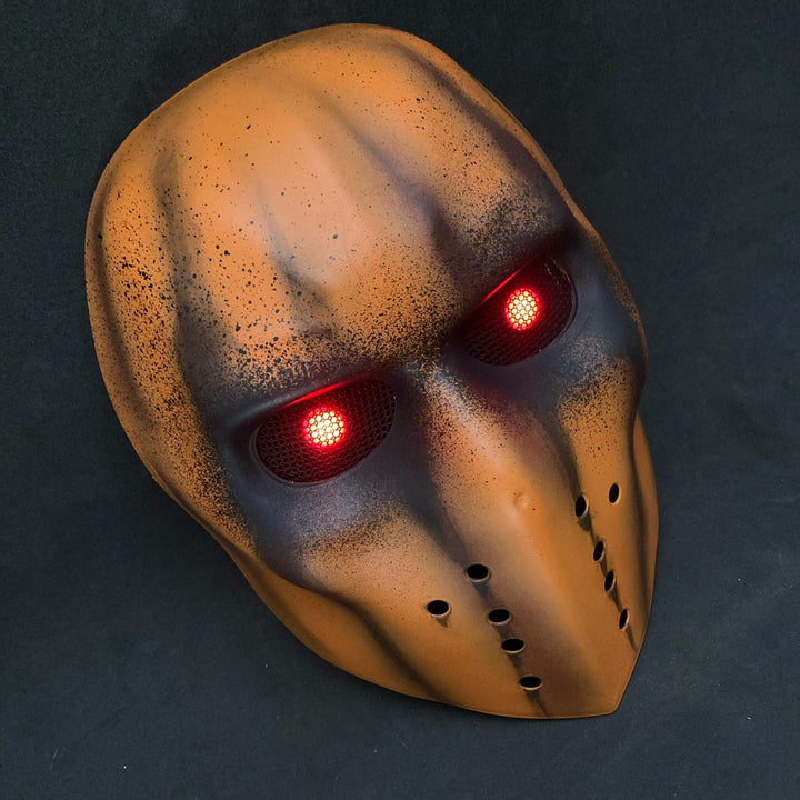 Halloween Pumpkin Mask with Led eyes