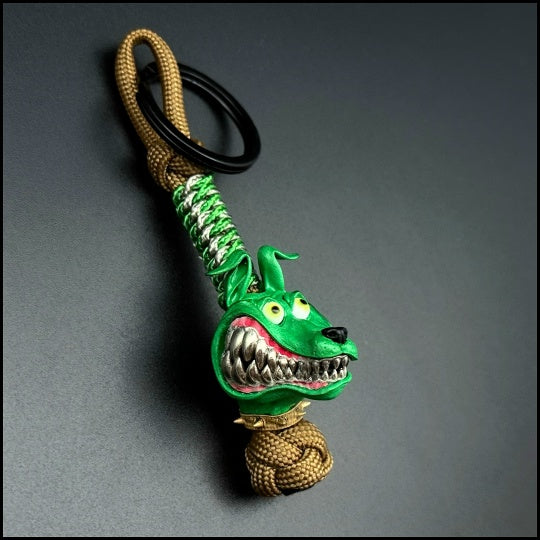 Milo Keychain paracord bead