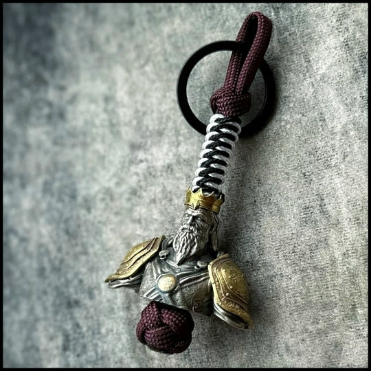 Keychain King paracord bead