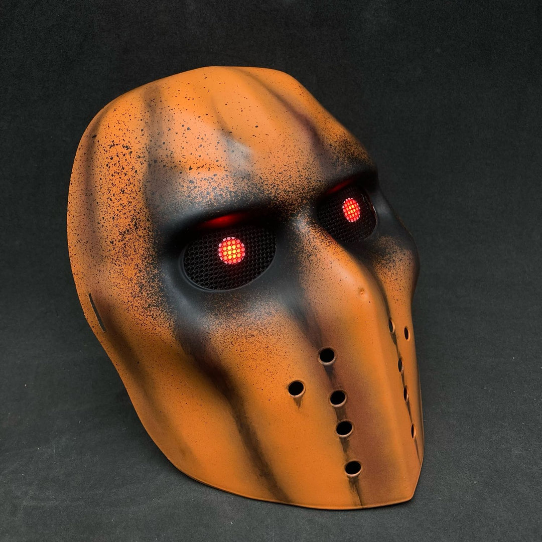 Halloween Pumpkin Mask with Led eyes