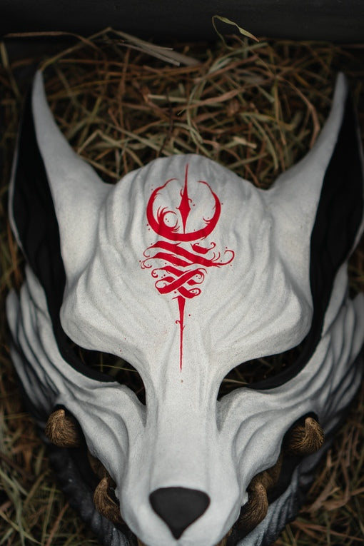 Japan Oni Mask of Wolf: Shaman