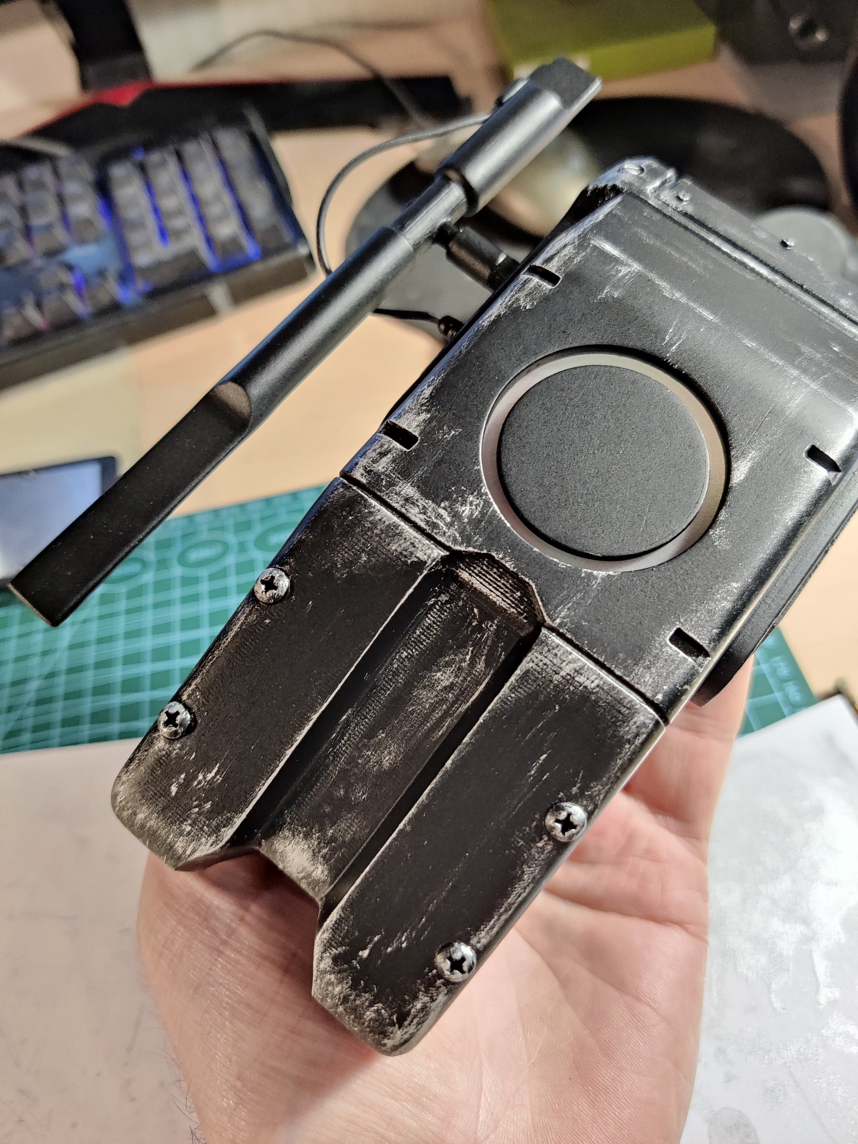 ISAC Brick agent prop inspired cosplay division RGB replica