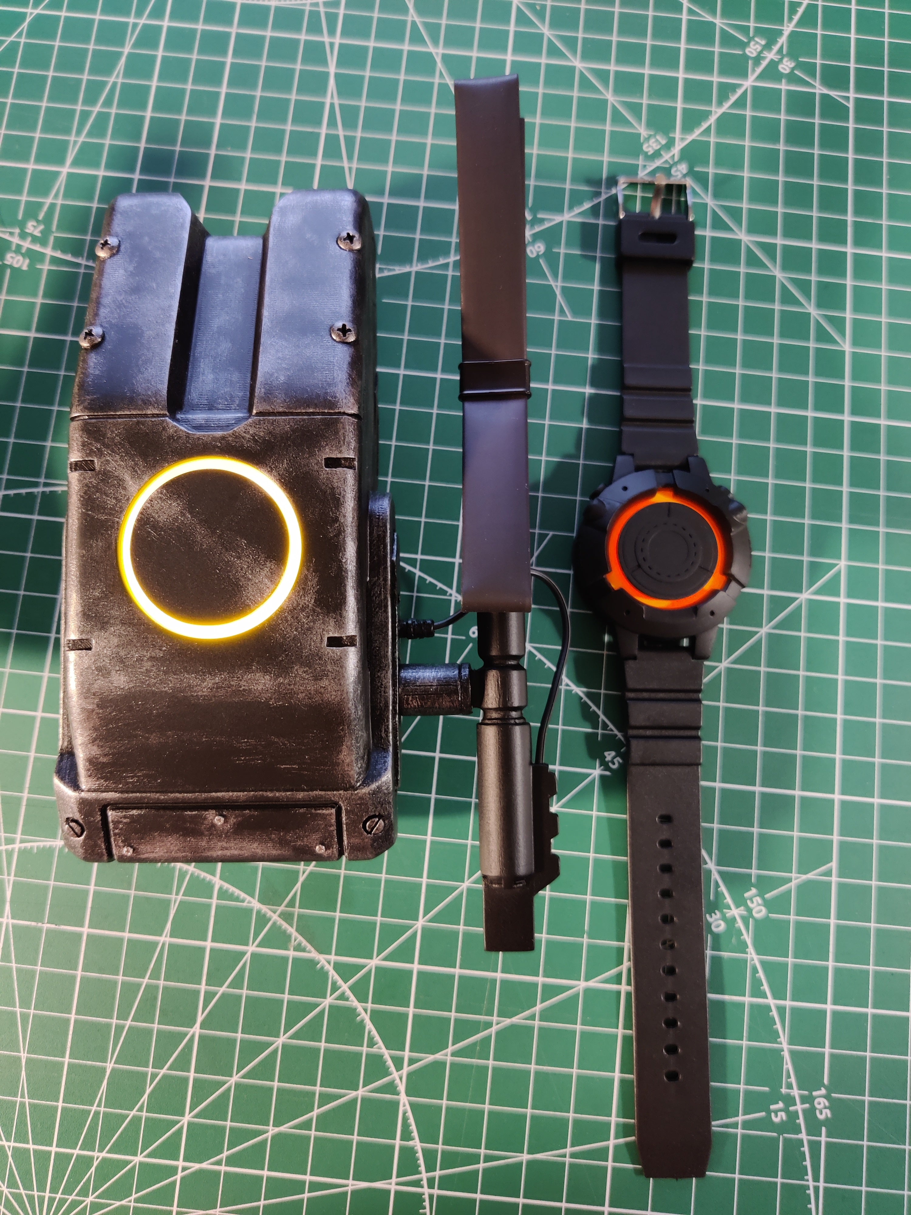 ISAC Brick agent prop inspired cosplay division LED replica