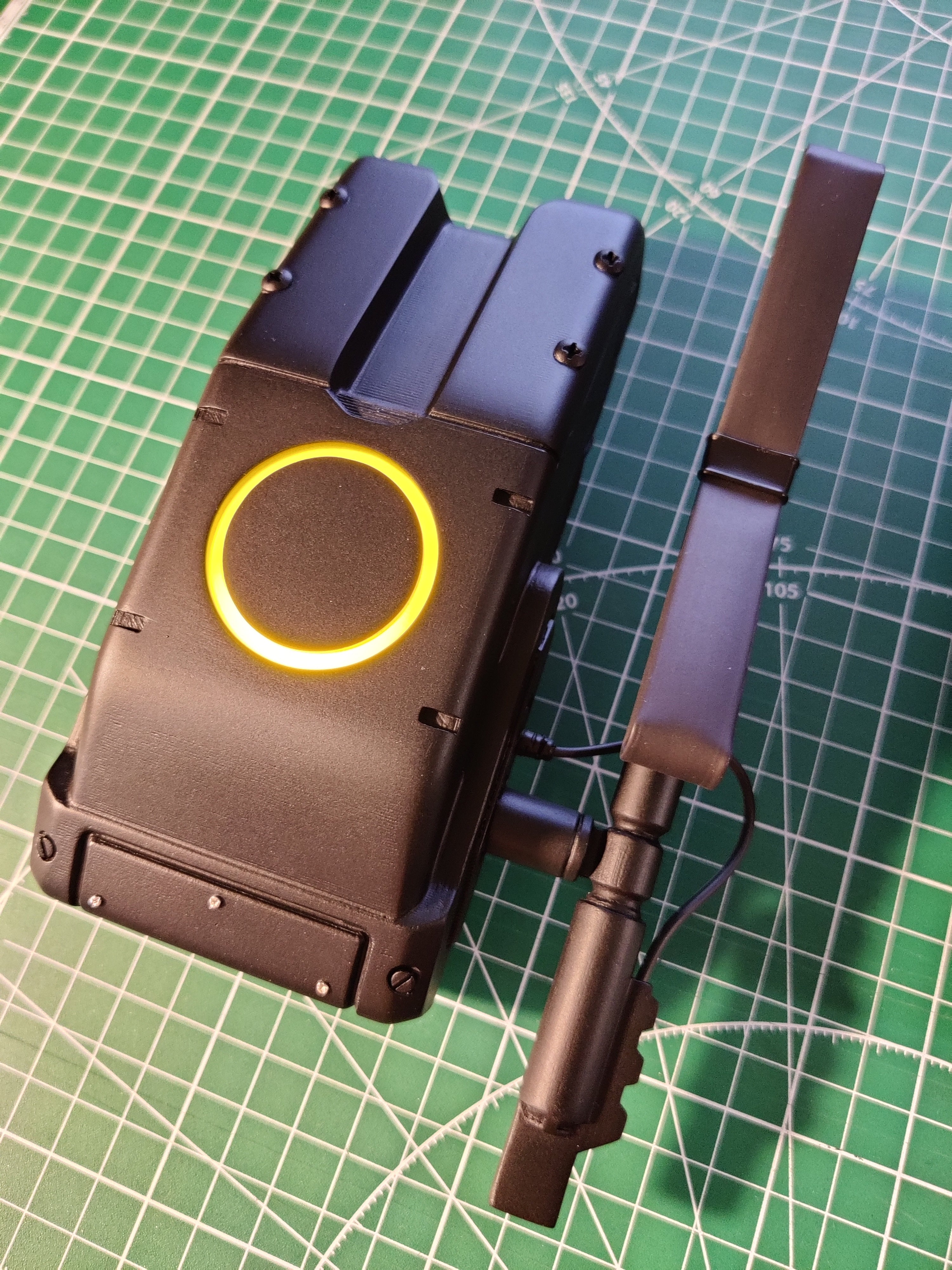 ISAC Brick agent prop inspired cosplay division LED replica