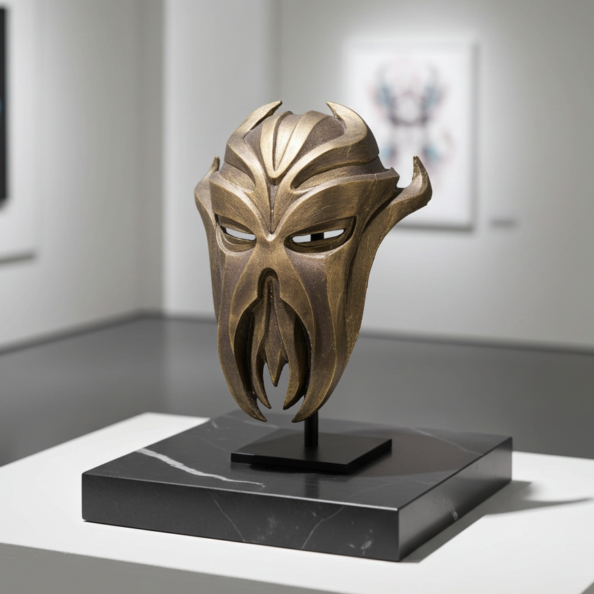 Skyrim Dragon Priest cosplay mask wearable costume