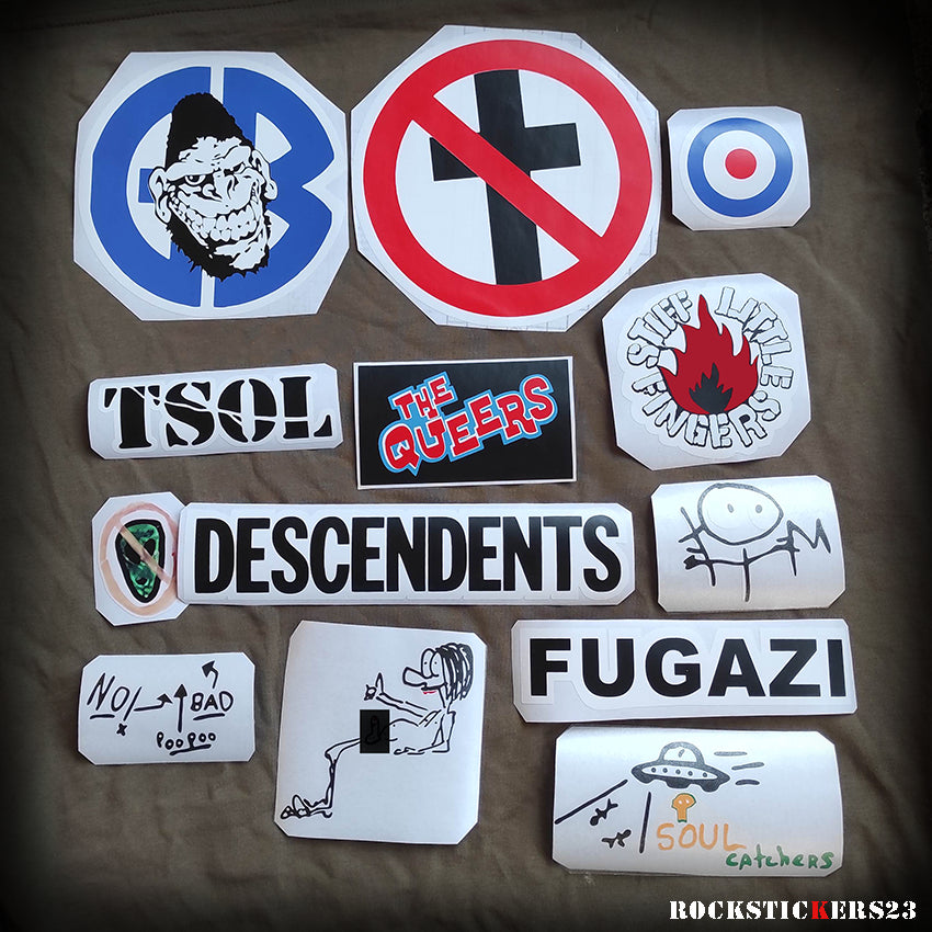 TOM DELONGE GUITAR STICKERS FENDER R&D STARCASTERS BLINK-182 VINYL DECAL