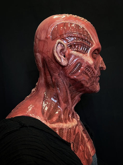 Ecorche biomechanics silicone mask