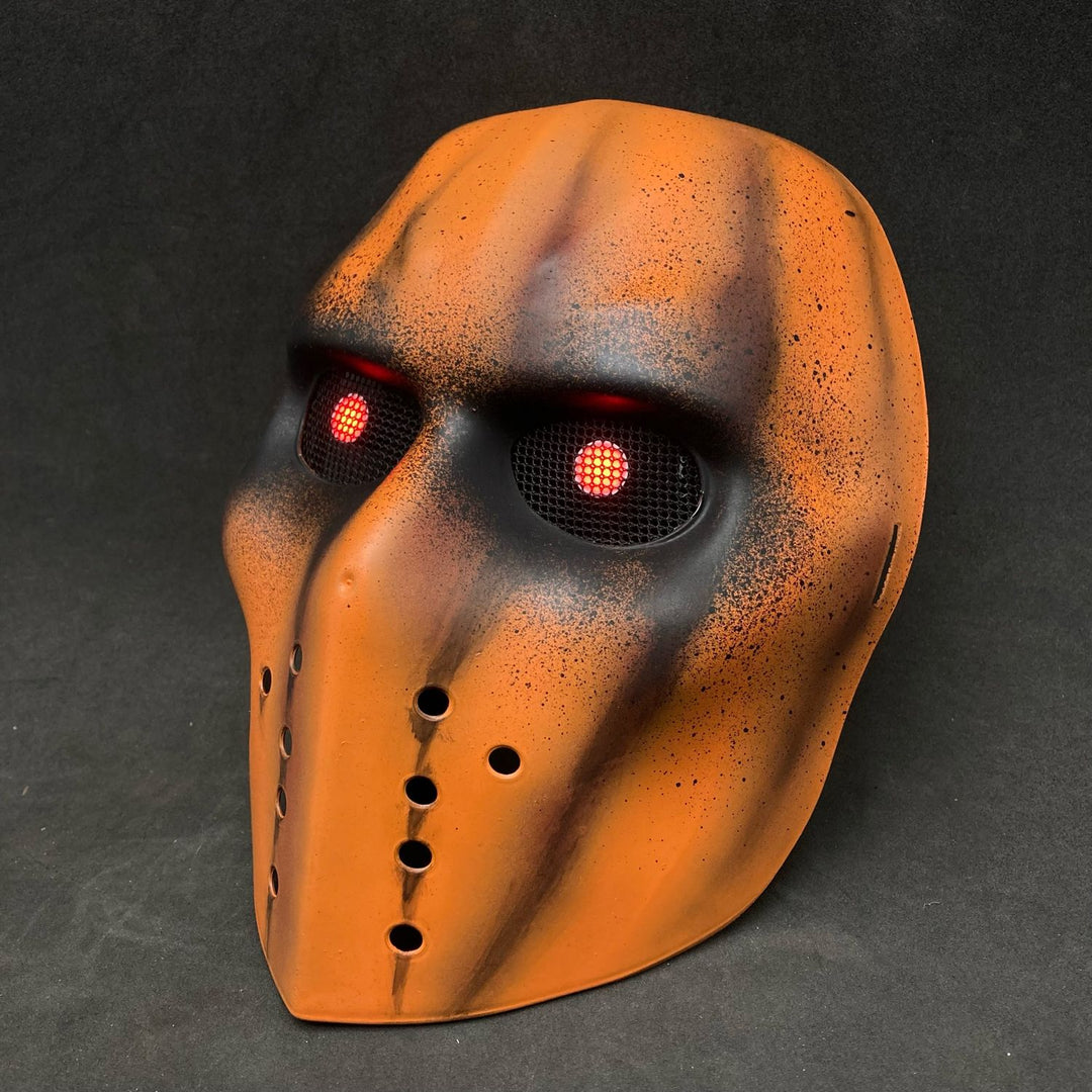 Halloween Pumpkin Mask with Led eyes