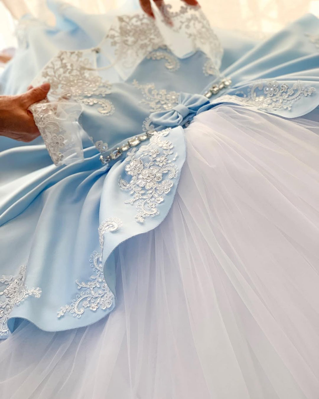 Cinderella dress for flower girl or themed photoshoot