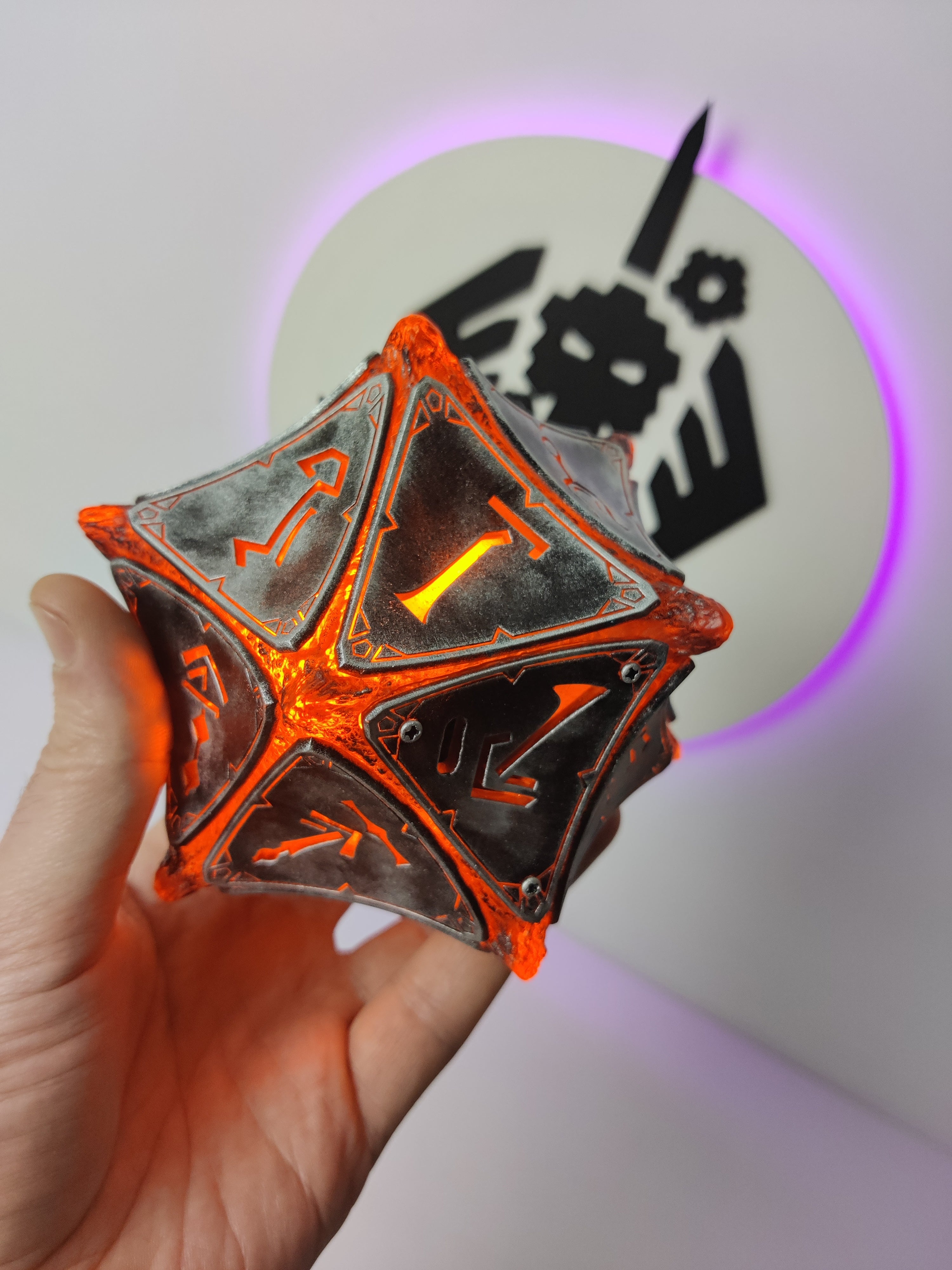 Cosplay prop inspired by Shadowheart fantasy artifact