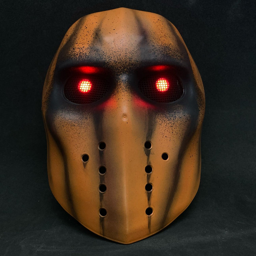 Halloween Pumpkin Mask with Led eyes