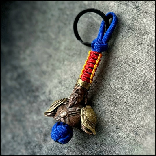 Keychain King paracord bead