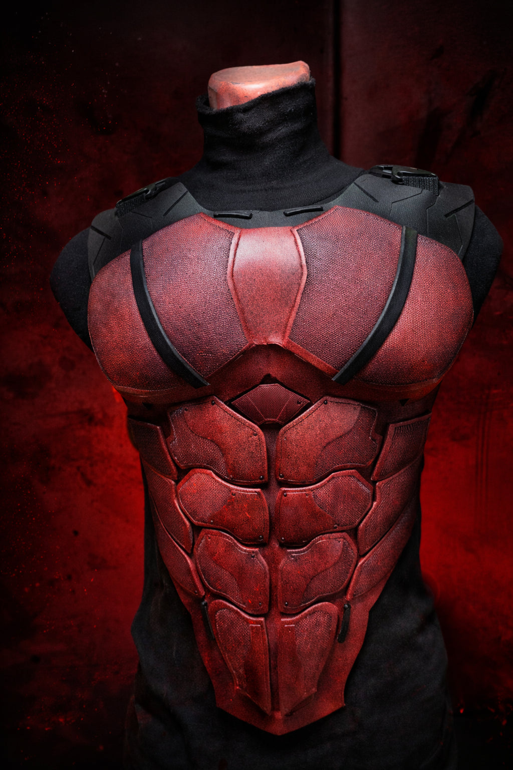 Gambit inspired chest armor wearable superhero cosplay costume