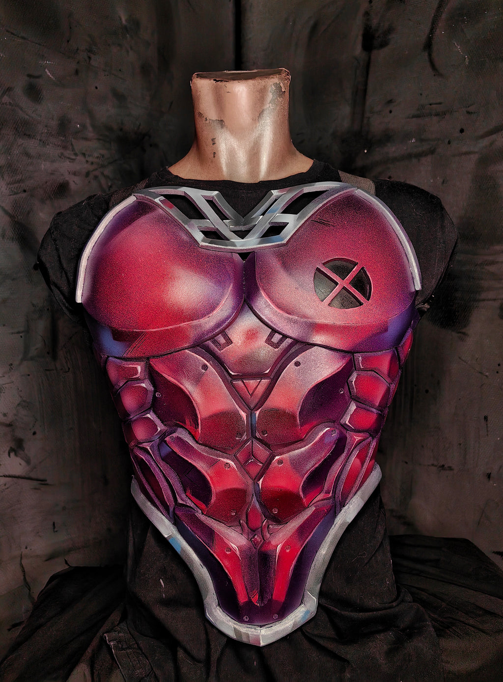 Gambit inspired superhero cosplay chest armor handmade EVA foam