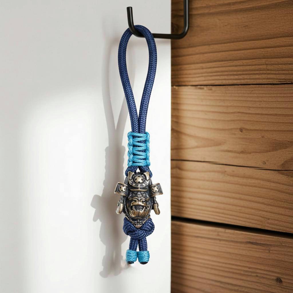 Gorilla Samurai bronze bead handmade warrior design