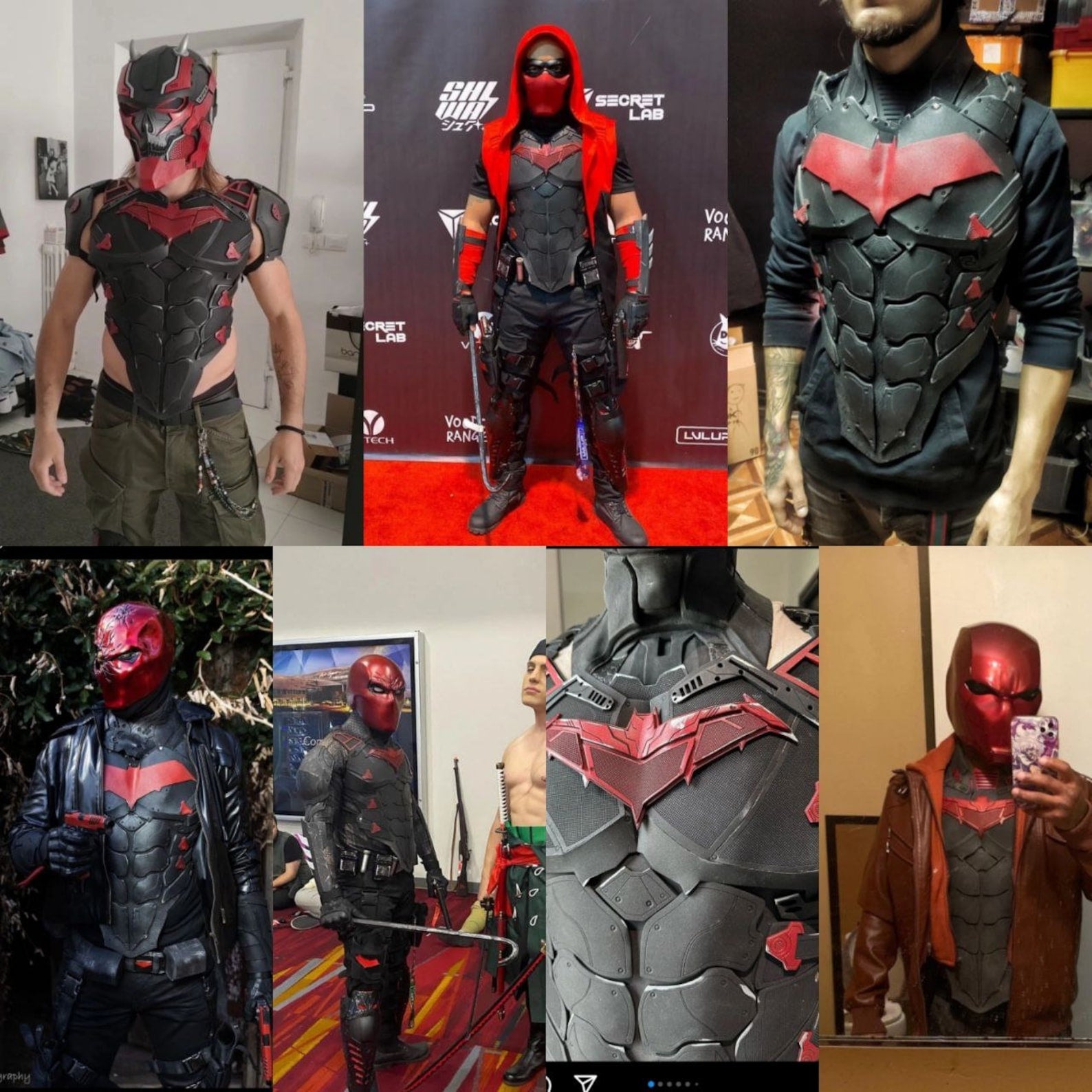 Red Hood Chest Armor Vest – Wearable Cosplay Costume Armor