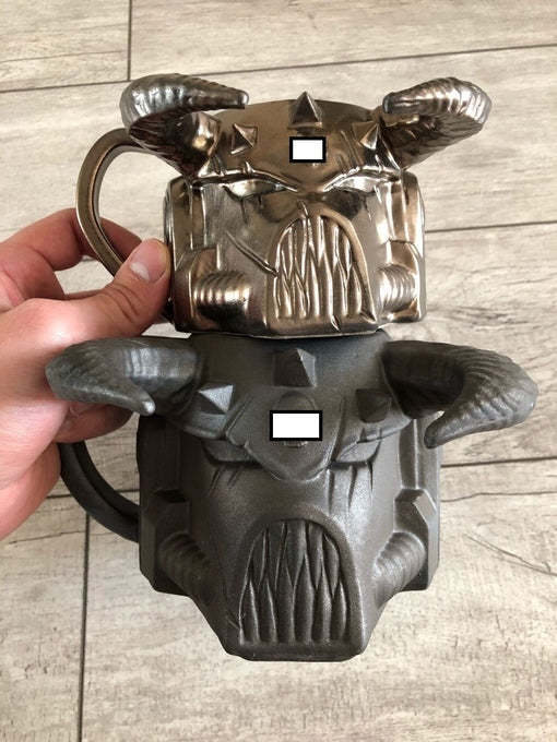 Space Marine Black Legion helmet Mug