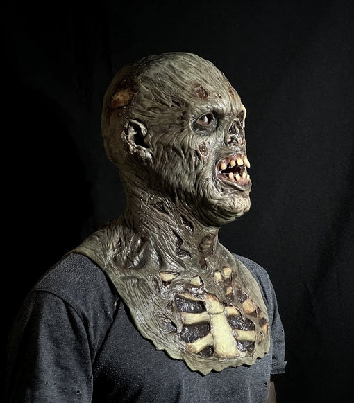 Silicone zombie mask