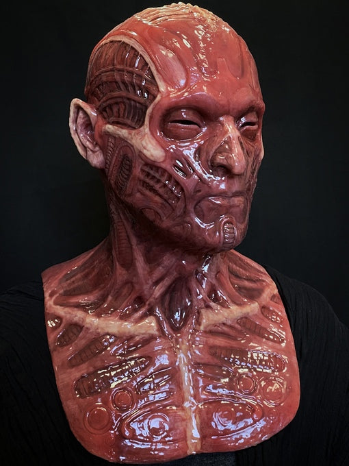 Ecorche biomechanics silicone mask