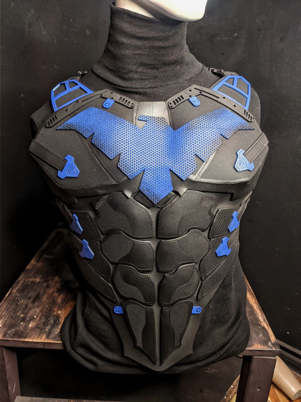 Nightwing chest armor vest wearable cosplay costume