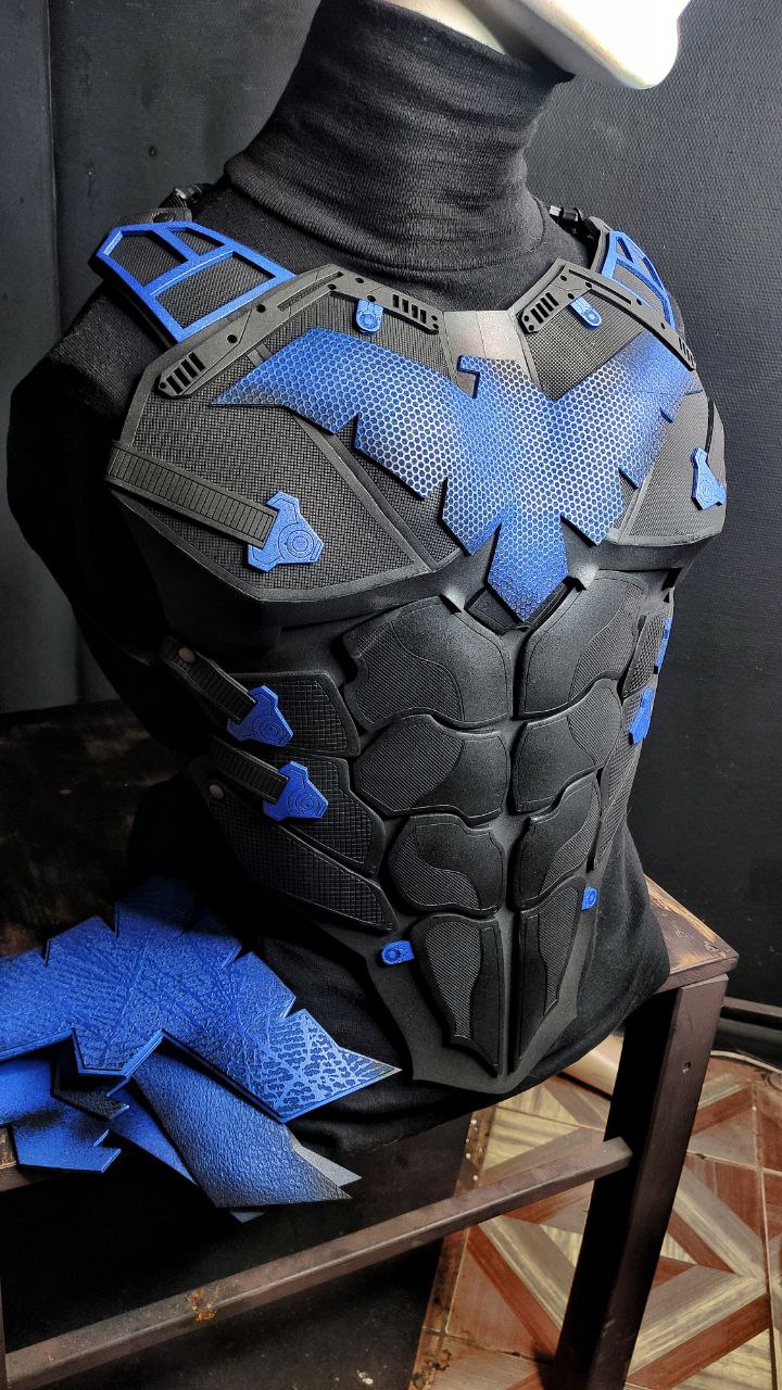 Nightwing chest armor for Cosplay