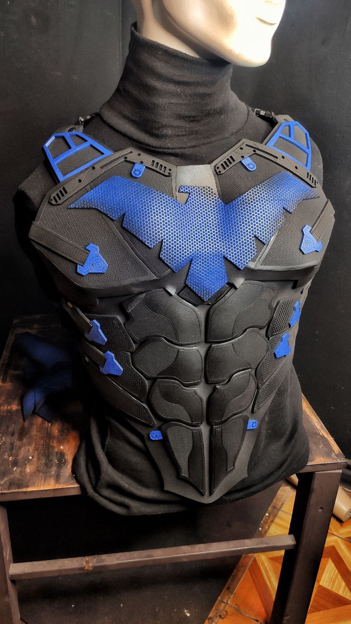 Nightwing chest armor for Cosplay