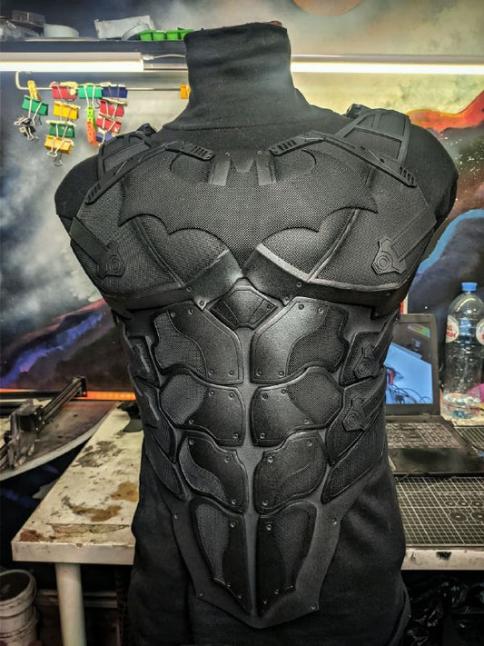 Bat Superhero of Arkham Asylum logo Chest armor, arkham design