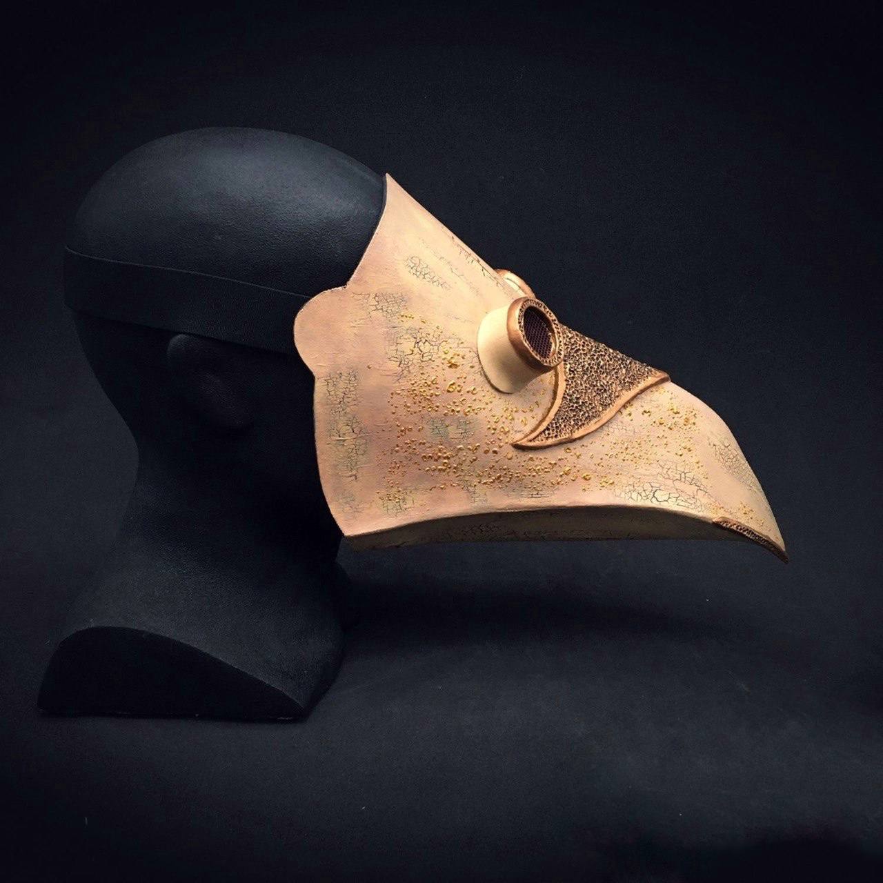 Plague doctor mask in light color