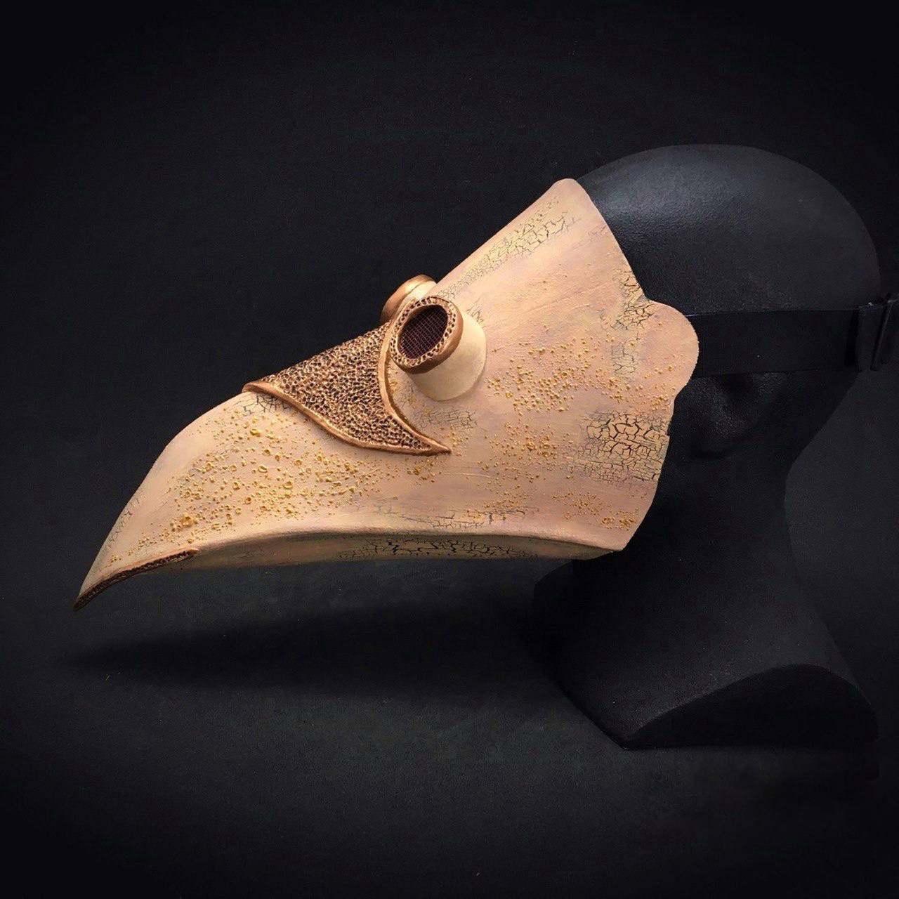 Plague doctor mask in light color