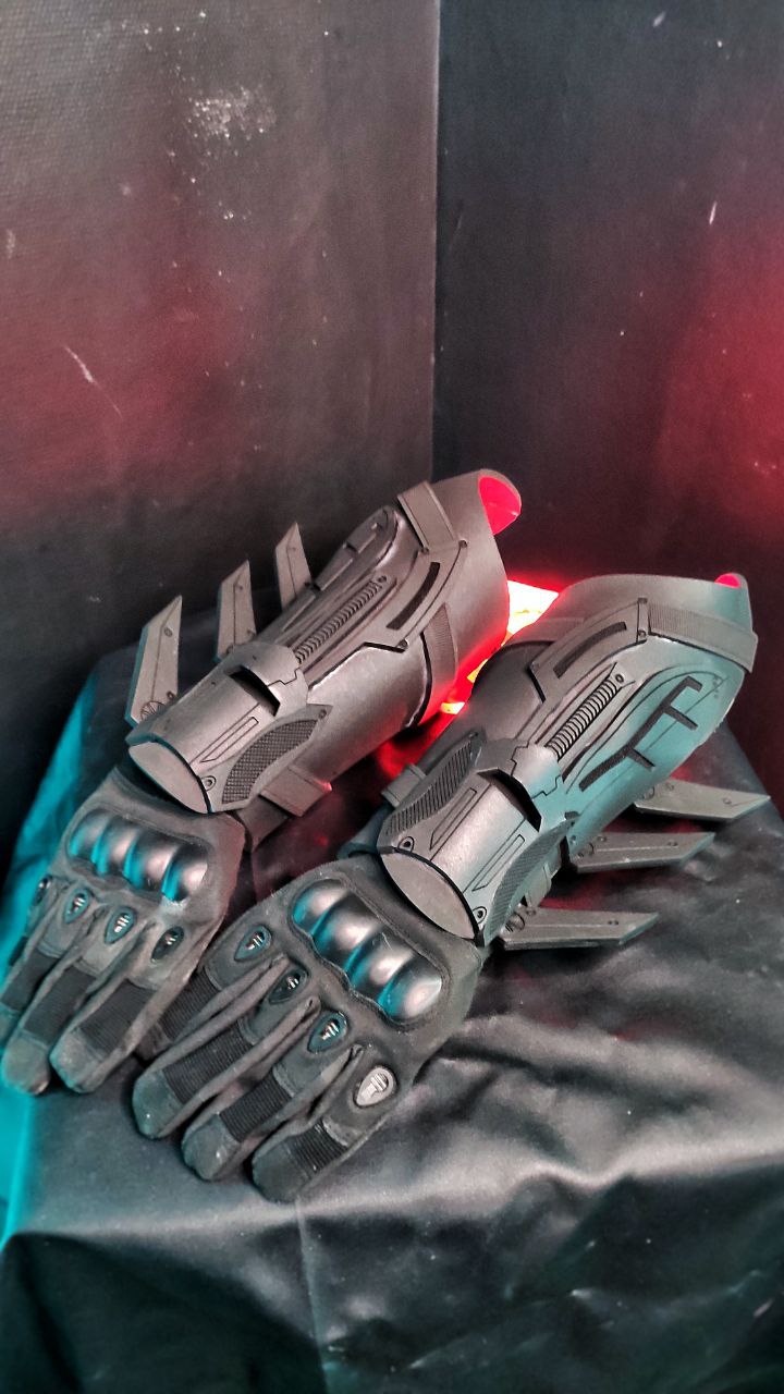 Cosplay Bracers with fins - EVA Foam Superhero