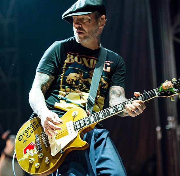 Mike Ness guitar stickers Woodpecker & Orange County decal Social Distortion