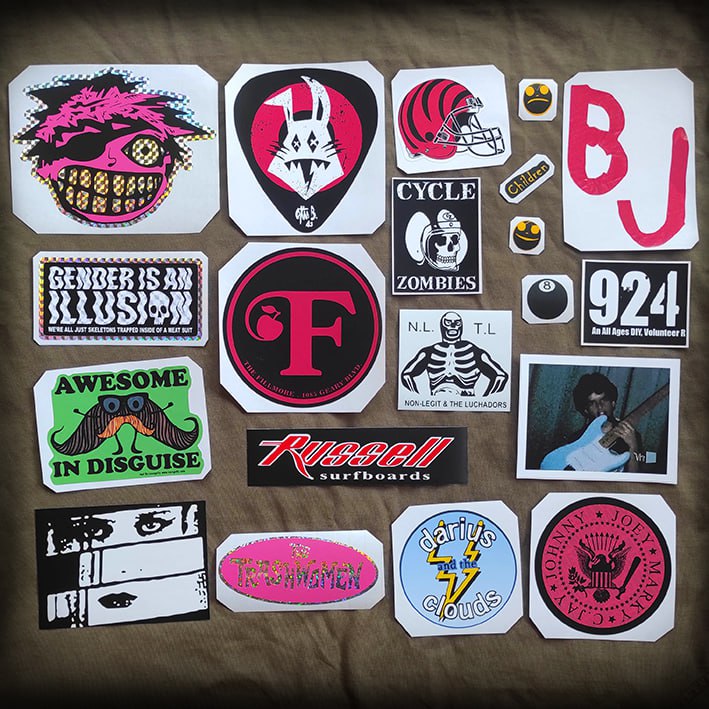 Guitar stickers BJ 2023-2024 version “Blue” Fernandes decal
