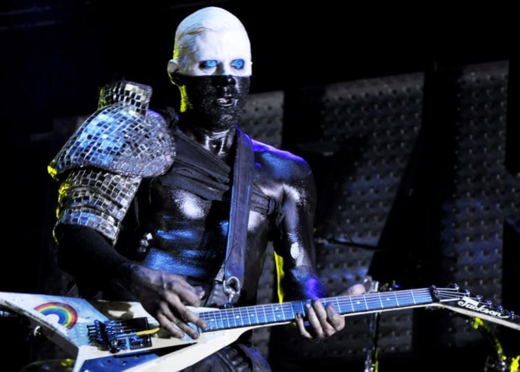 Wes Borland rainbow guitar stickers Jackson RR1 Limp Bizkit  decal