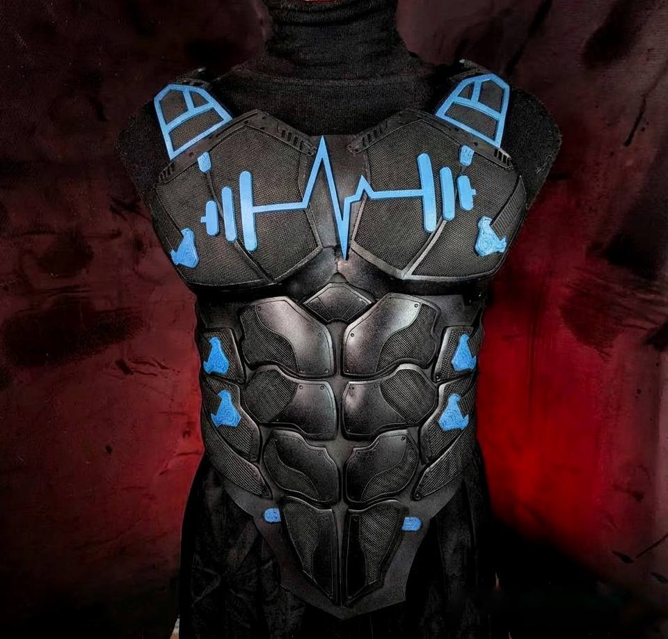 Custom Superhero Chest Armor - Personalized Tactical Breastplate with Your Logo