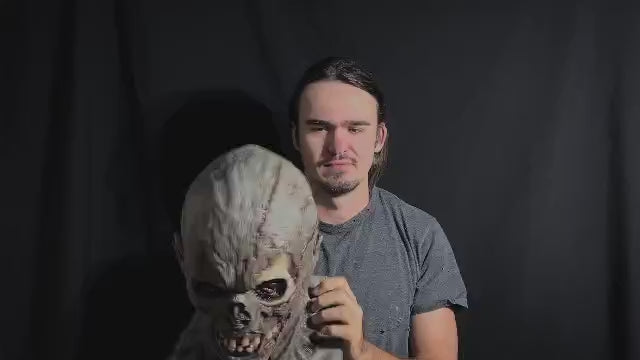 Silicone zombie mask