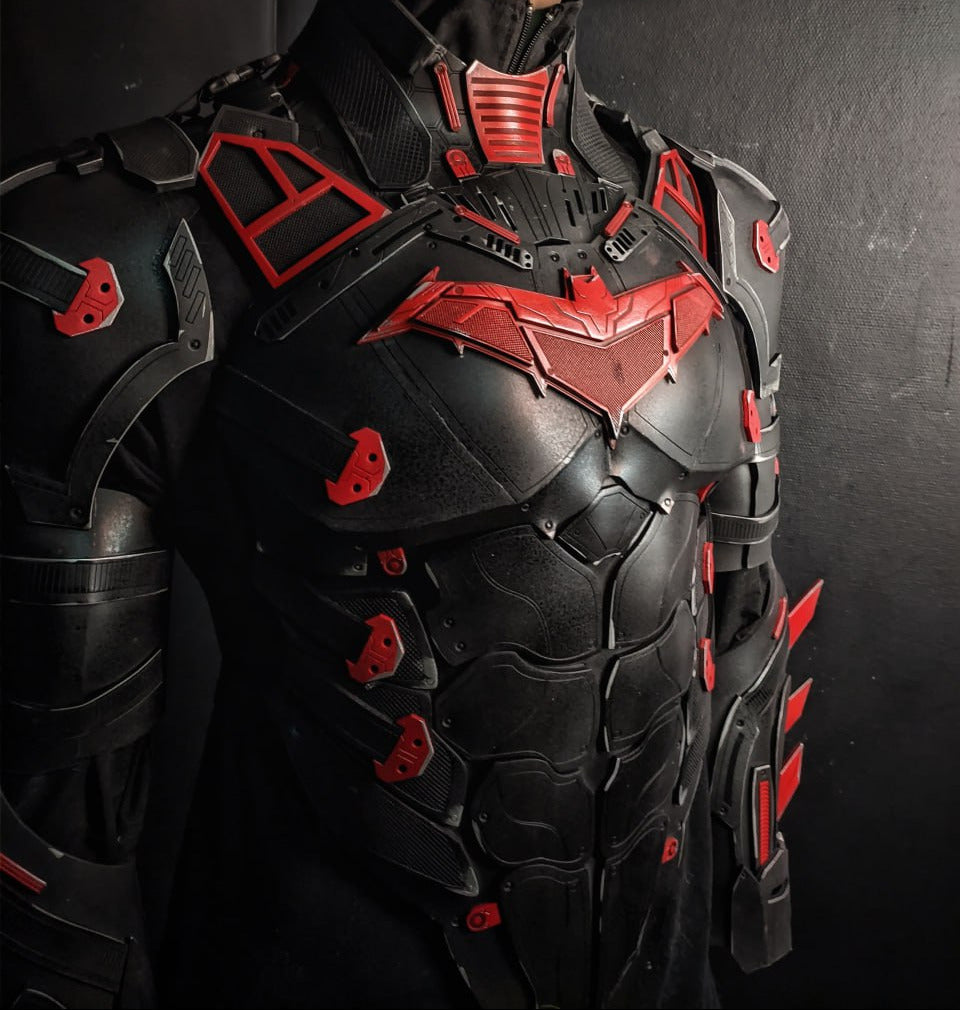DC Comics Red Hood cosplay full armor close up