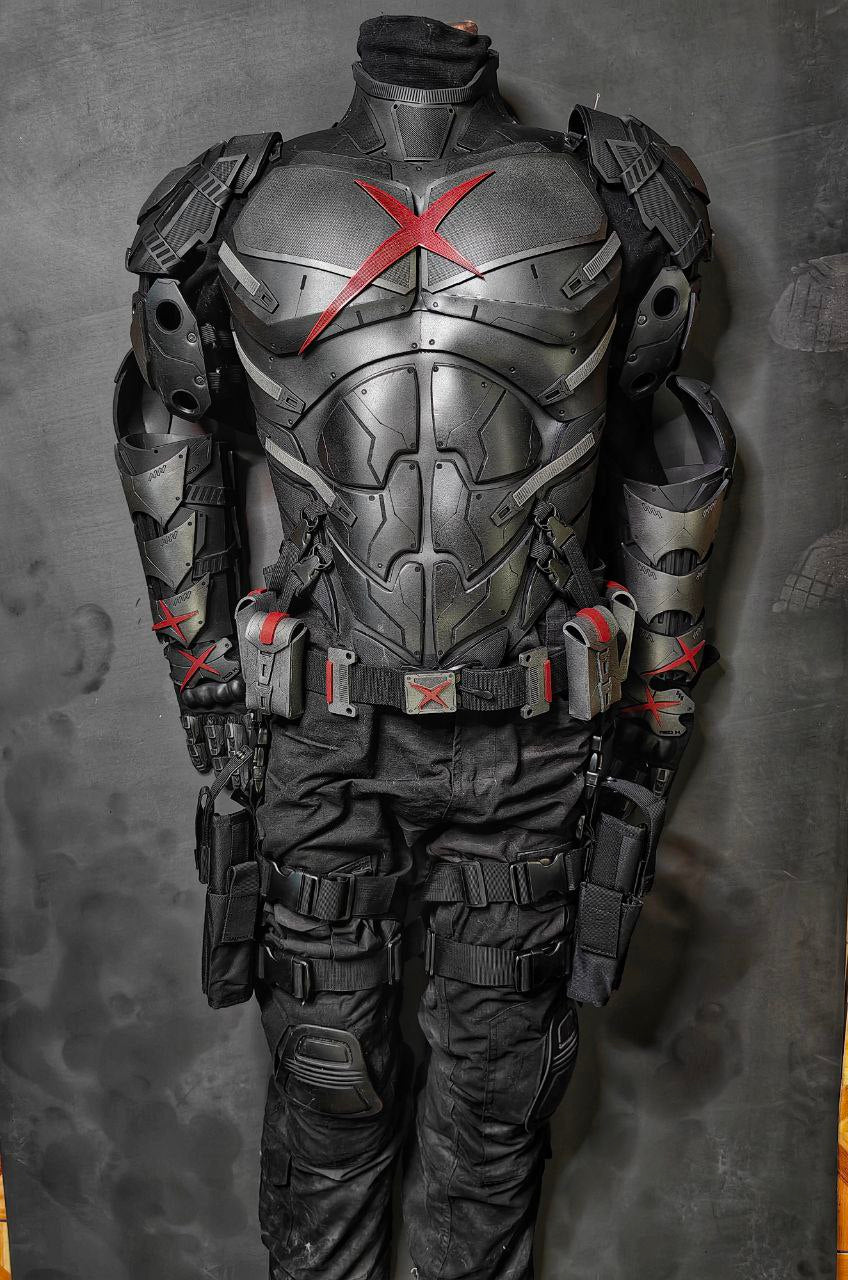 Red X cosplay costume set ready to wear Teen Titans