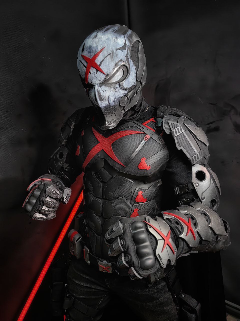 Red X Teen Titans cosplay full set wearable costume