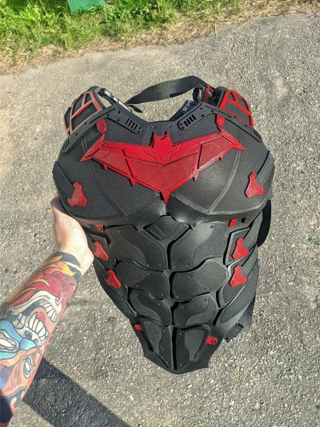 Red Hood cosplay chest armor vest ready to wear
