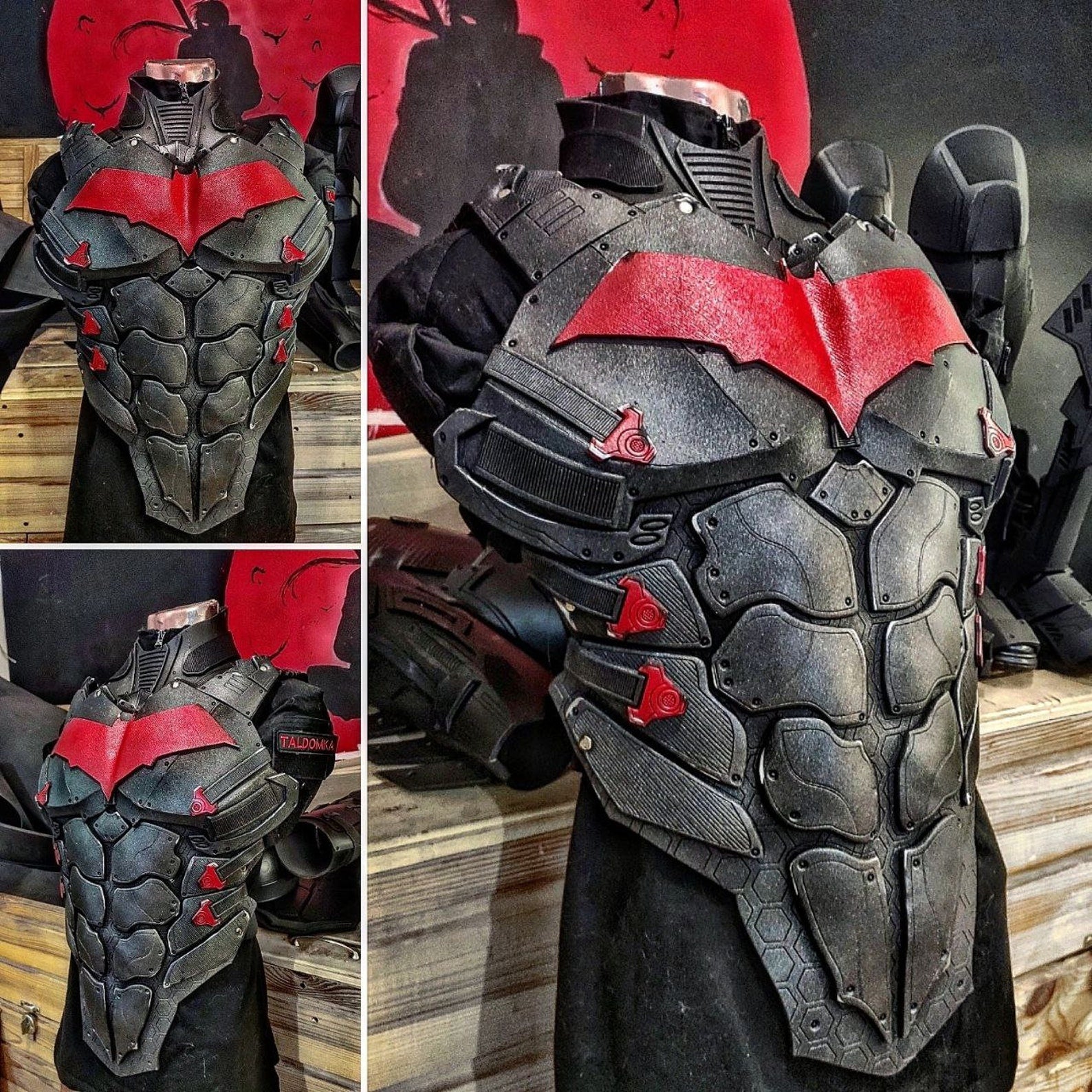Red Hood chest armor vest wearable cosplay costume