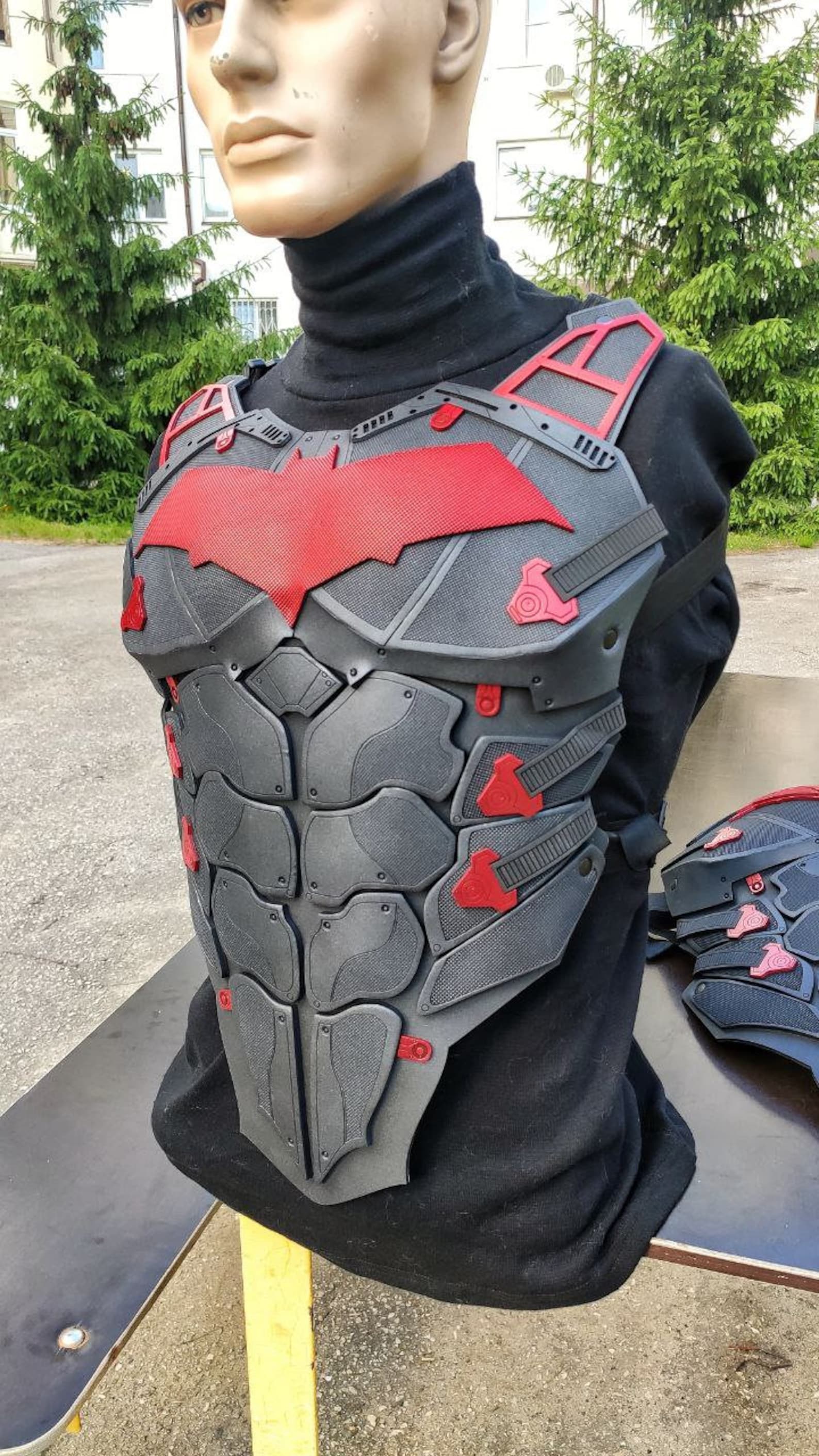 Red Hood chest armor vest wearable cosplay costume