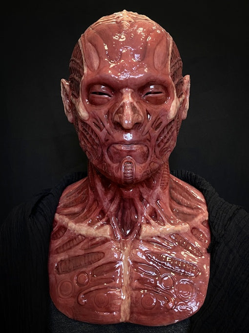 Ecorche biomechanics silicone mask