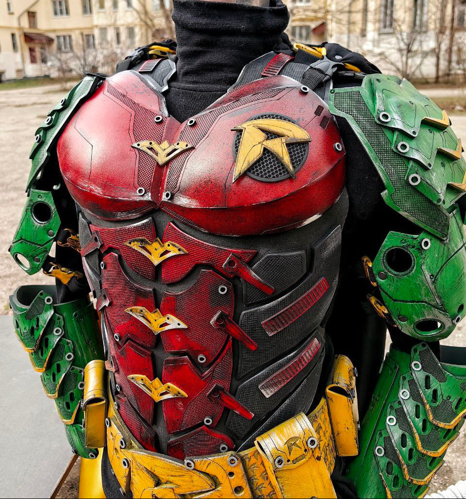 Full Robin cosplay suit for comic conventions and photoshoots