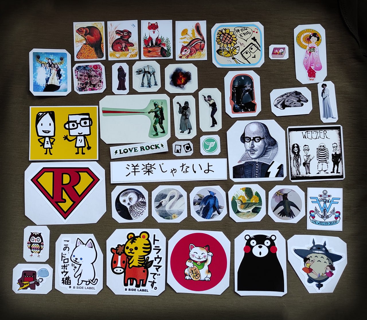 Weezer Farang vinyl guitar decals inspired by Rivers Cuomo