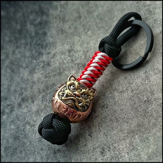 Daruma paracord bead