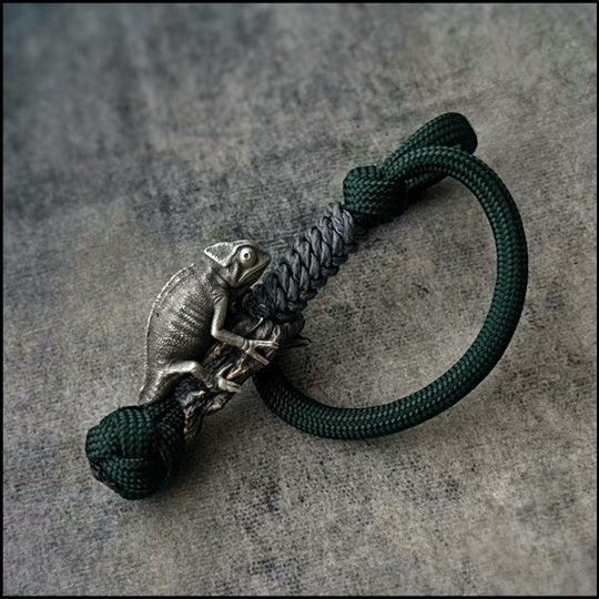 Сhameleon paracord bead