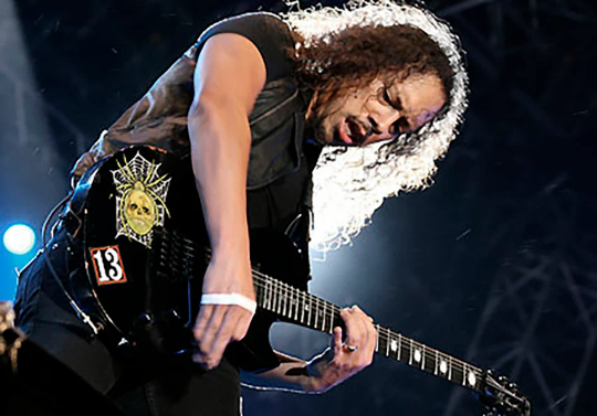 Kirk HAMMETT Spider & “13” Guitar Vinyl Stickers ESP KH-3 Devil Decal