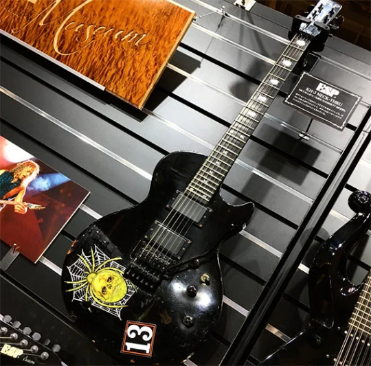 Kirk HAMMETT Spider & “13” Guitar Vinyl Stickers ESP KH-3 Devil Decal