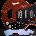 Queen stickers autographs Freddie Mercury, Brian May, Roger Taylor, John Deacon